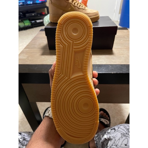 (2017) AIR FORCE 1 HIGH '07 LV8 WB 'FLAX' - Picture 9 of 16